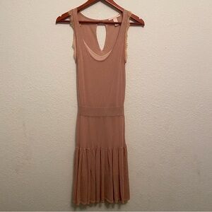 Victoria's Secret Backless Pink/Tan Dress